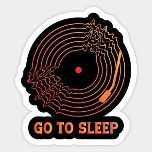 GO TO SLEEP (RADIOHEAD) Sticker